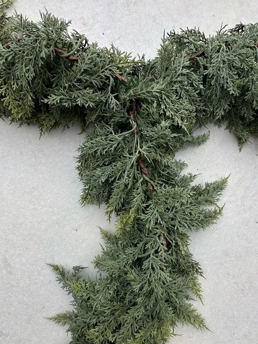 Long Artificial Evergreen Holiday Garland - Green - viral garland